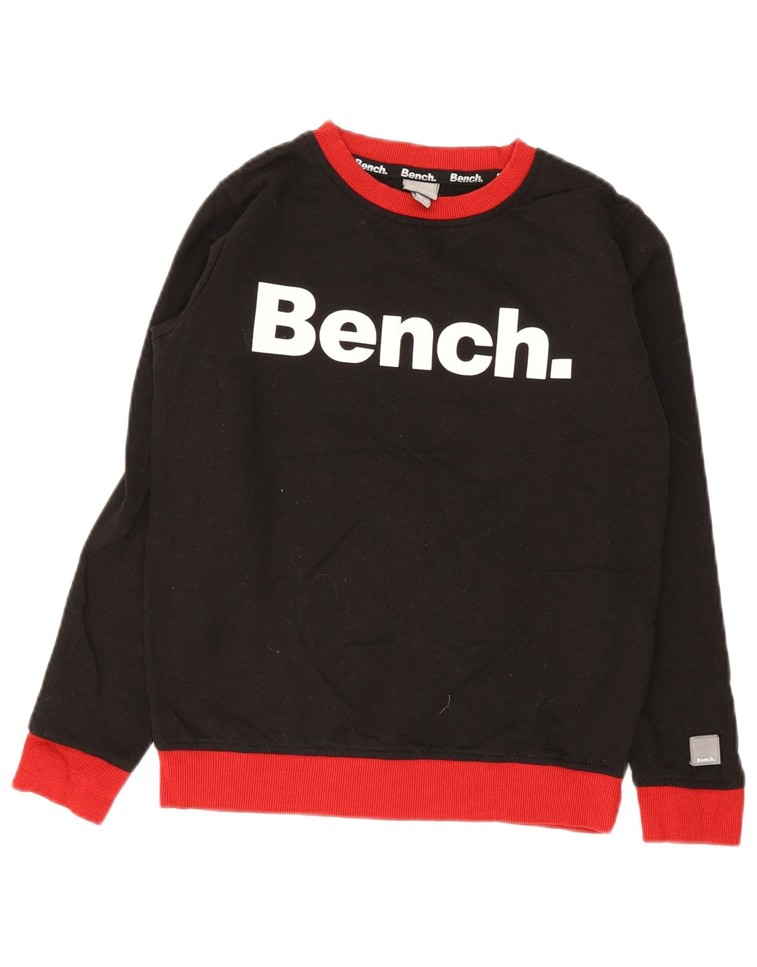 Bench Sweat-Shirt Graphique Garçon 11-12 ans Noir Coton