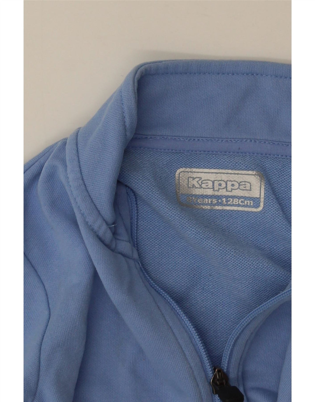 KAPPA Veste de Survêtement Fille 7-8 Ans Bleu