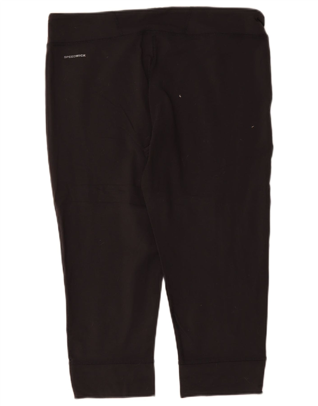 Reebok Leggings Capri Femme UK 18 XL Noir Nylon