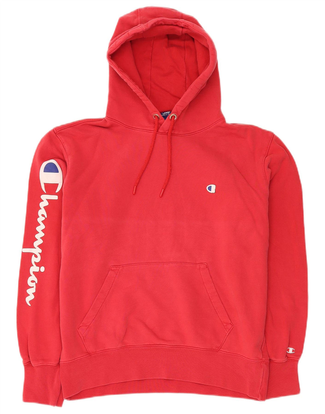 CHAMPION Pull à capuche graphique pour hommes, grand rouge