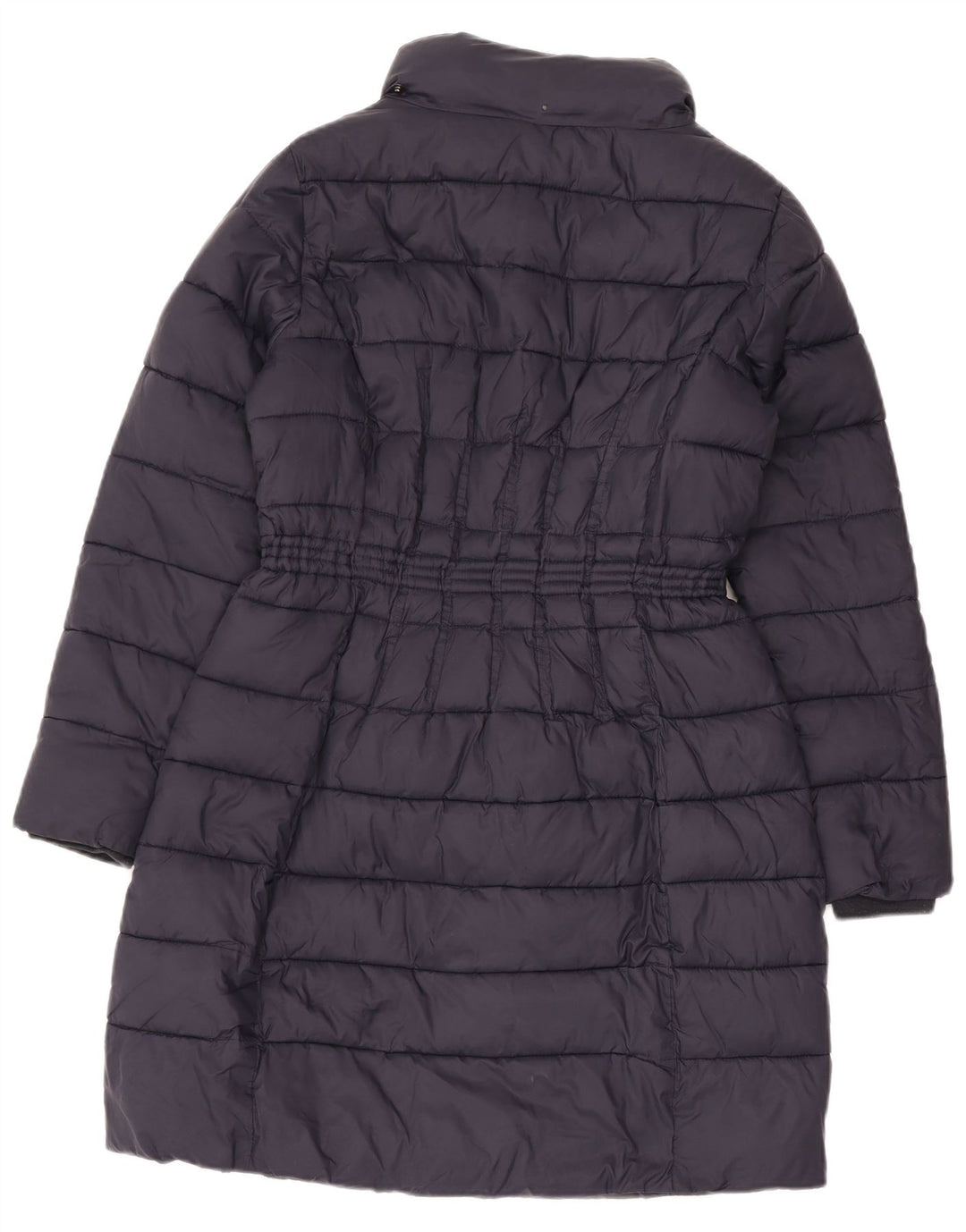 Monsoon Manteau rembourré pour femme UK 14 Medium Bleu Marine Nylon