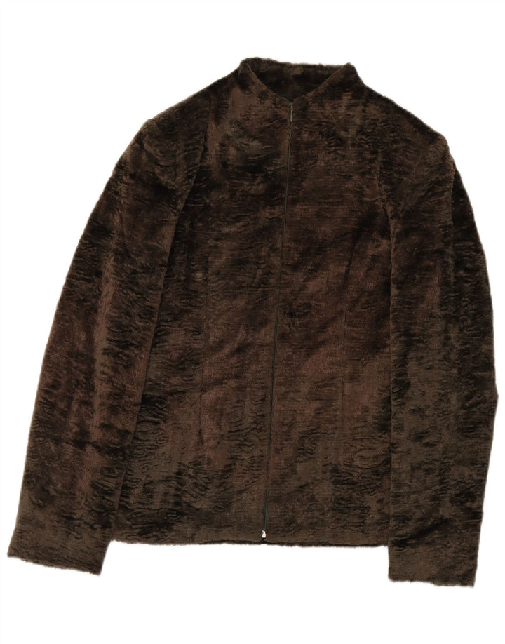 Divina Womens Bomber Jacket UK 8 Petit Kaki Coton