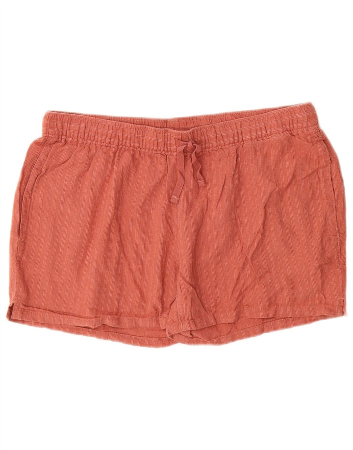 PATAGONIA Short Chino Femme Petit W27 Maroon Rayé Chanvre