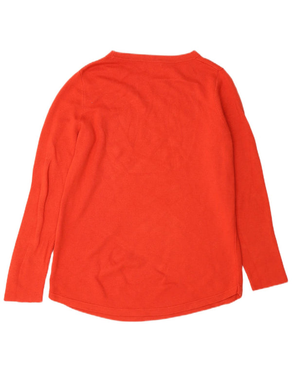 Hobbs Haut surdimensionné à manches longues pour femme UK 10 Small Orange