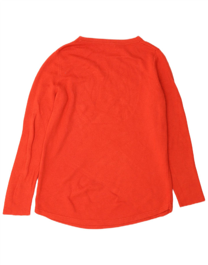 Hobbs Haut surdimensionné à manches longues pour femme UK 10 Small Orange