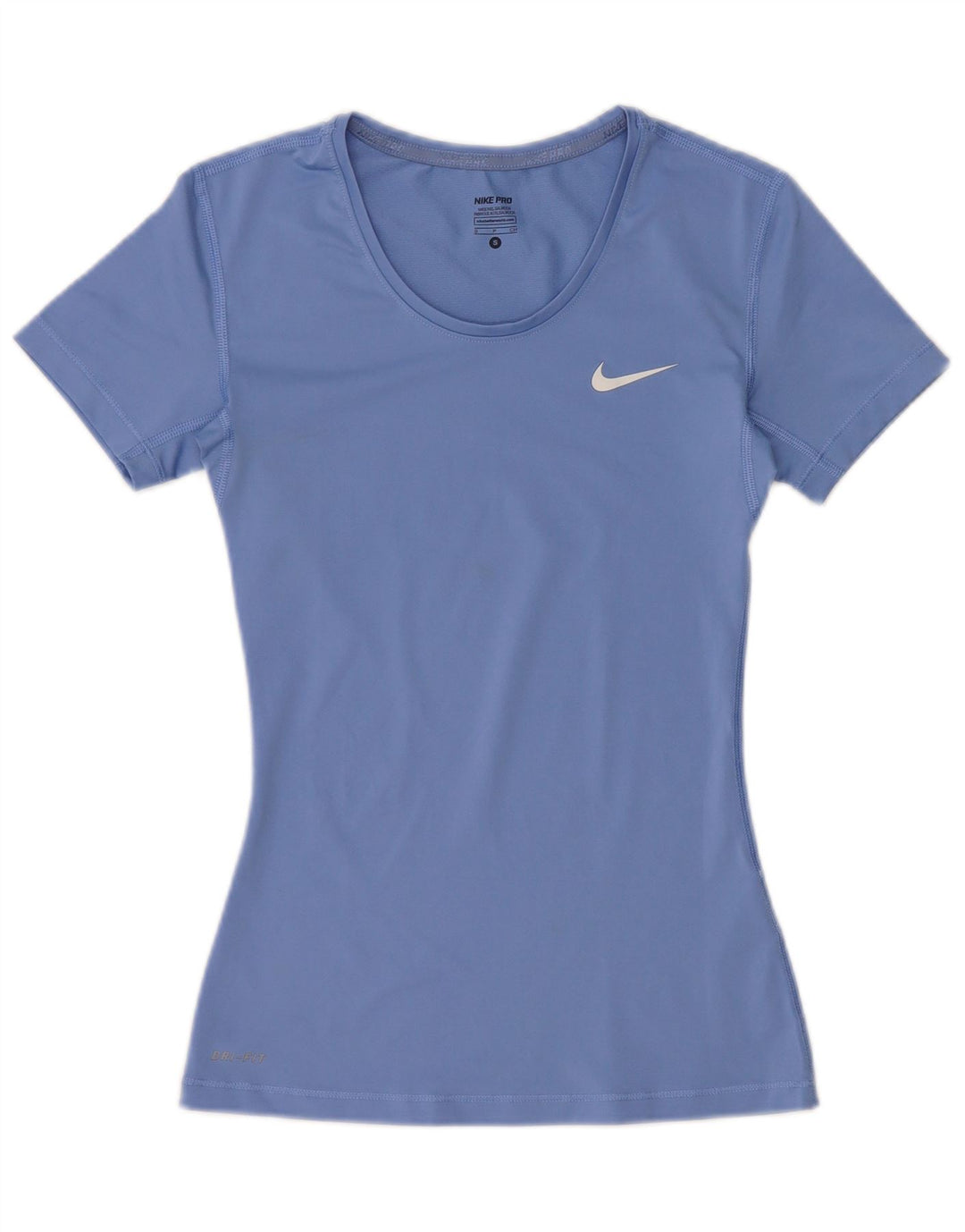 Nike T-shirt pour femme UK 8 Small Bleu Polyester