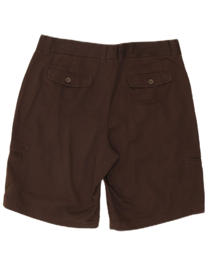 DOCKERS Short cargo coupe préférée pour femme US 14 XL W36 Coton marron