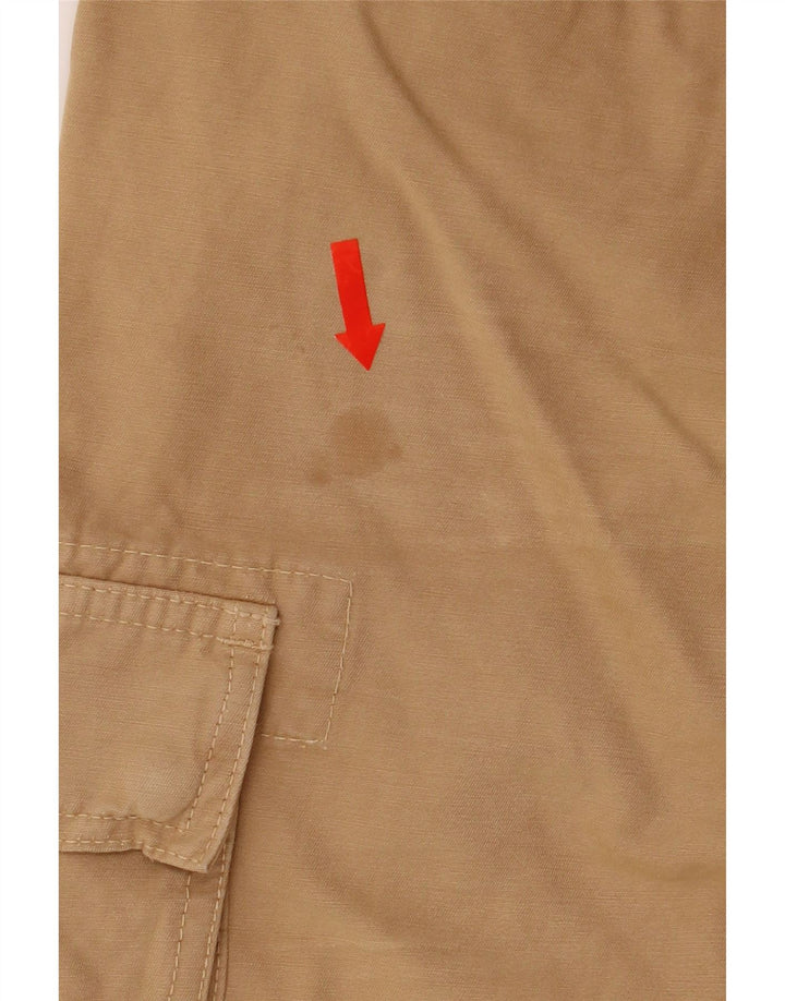 SCOUT Mens Cargo Shorts Large W34 Beige Cotton Vintage Scout and Second-Hand Scout from Messina Hembry 