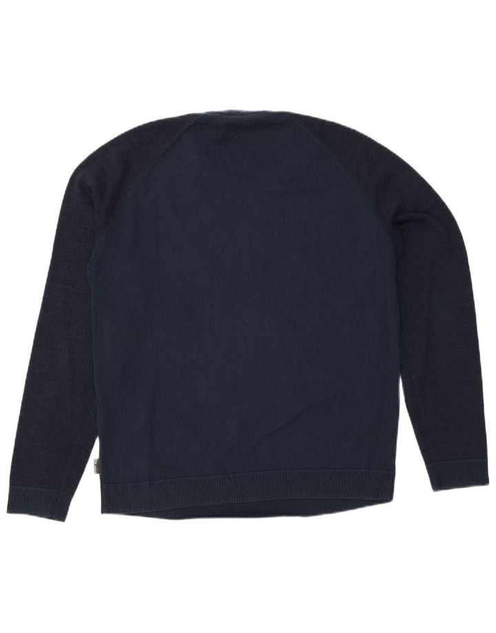 Ted Baker Pull ras du cou pour femme Taille 6 2XL Bleu marine