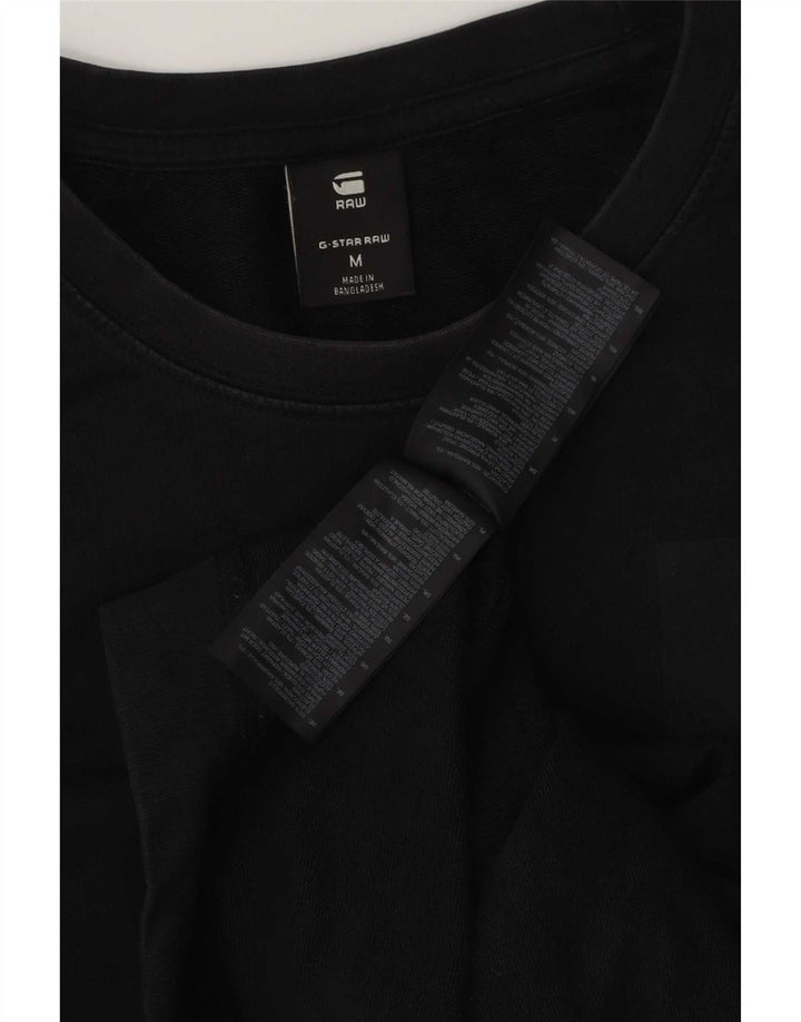 G-Star Sweat-shirt pour homme en coton noir moyen