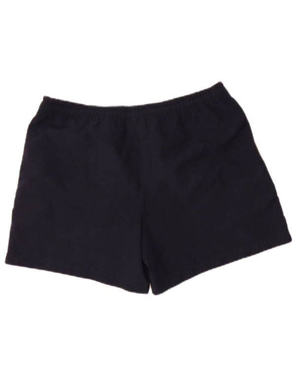Adidas Short de sport pour femme UK 8 Small Bleu marine Polyester