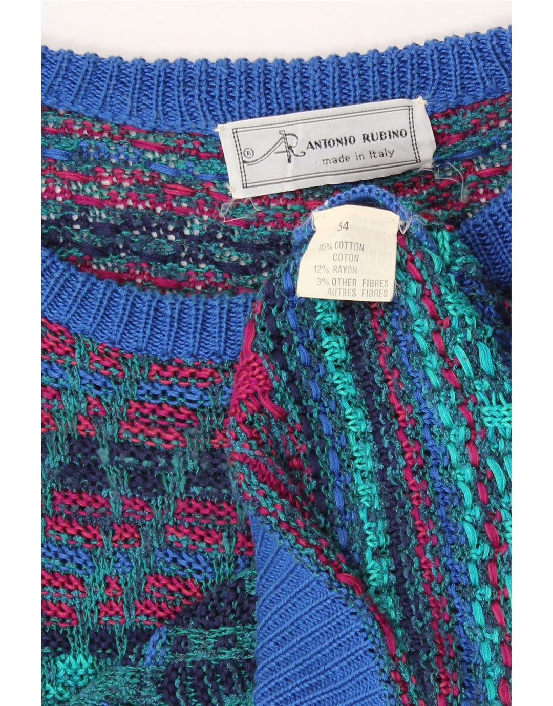 Rantonio Rubino Pull col bateau pour homme IT 54 XL Multicolore