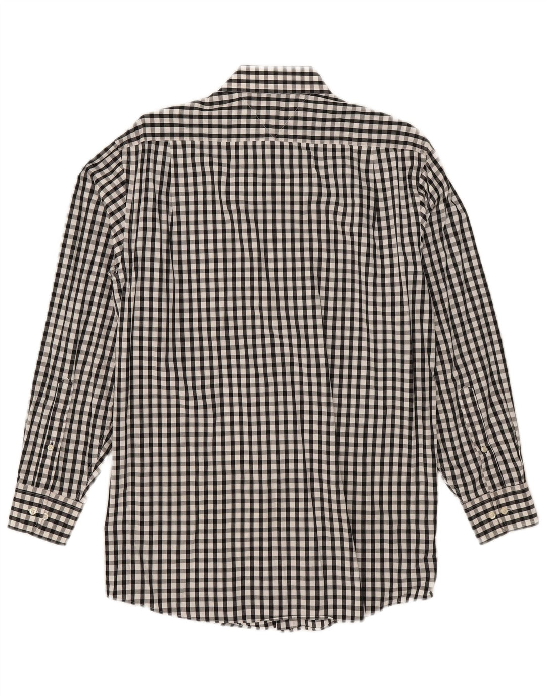 Tommy Hilfiger Chemise coupe régulière pour homme Taille 15 Vichy noir moyen