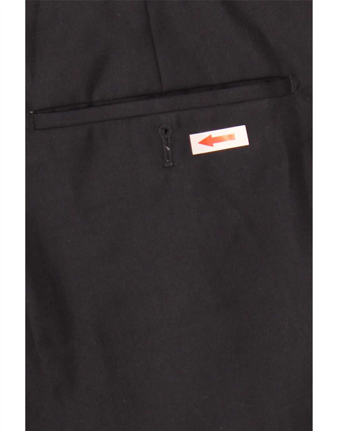 Marks & Spencer Pantalon de Costume Droit Homme W36 L31 Bleu Marine Laine