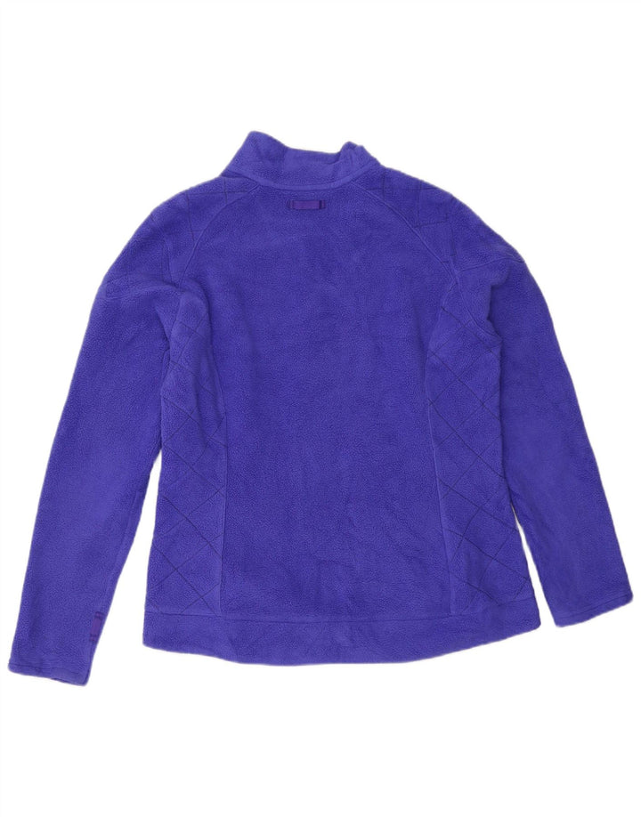EDDIE BAUER Veste polaire pour femme UK 14 Violet moyen Polyester
