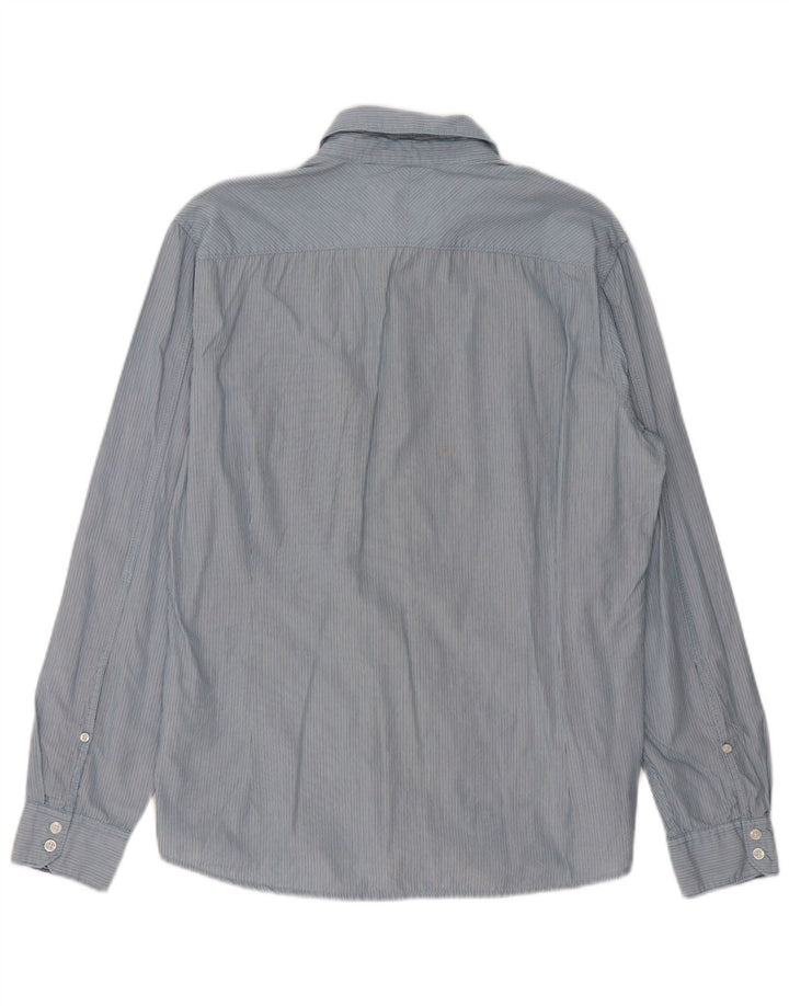 ESPRIT Chemise Slim Homme Grandes Rayures Bleues