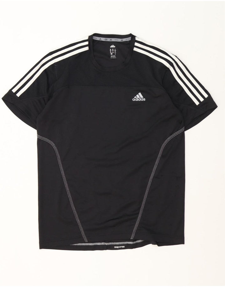 ADIDAS T-Shirt Climalite Homme Noir Moyen Polyester