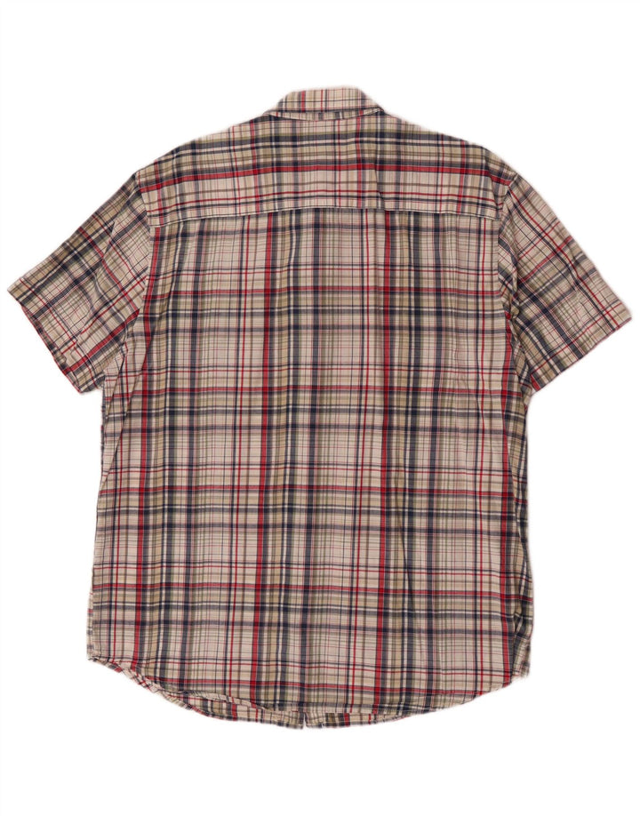 Wrangler Chemise à manches courtes pour homme XL en coton à carreaux multicolores