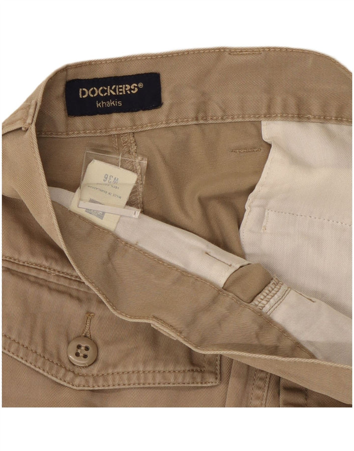 Dockers Short Chino Khakis Homme W36 Large Beige Coton