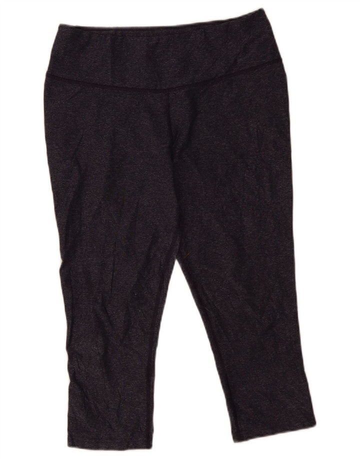 Nike Legging Capri Dri Fit pour femme UK 14 Large Bleu marine Polyester