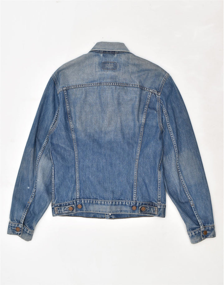 LEVI'S Veste en jean pour femme UK 14 Large Bleu Coton
