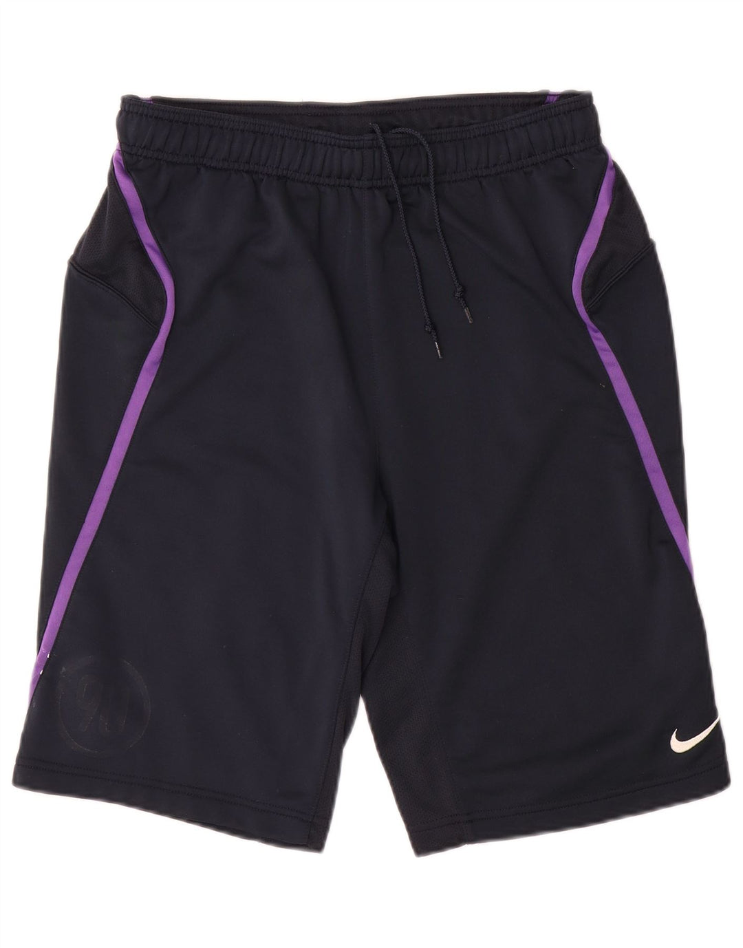Nike Short de sport pour homme en polyester color block bleu marine moyen