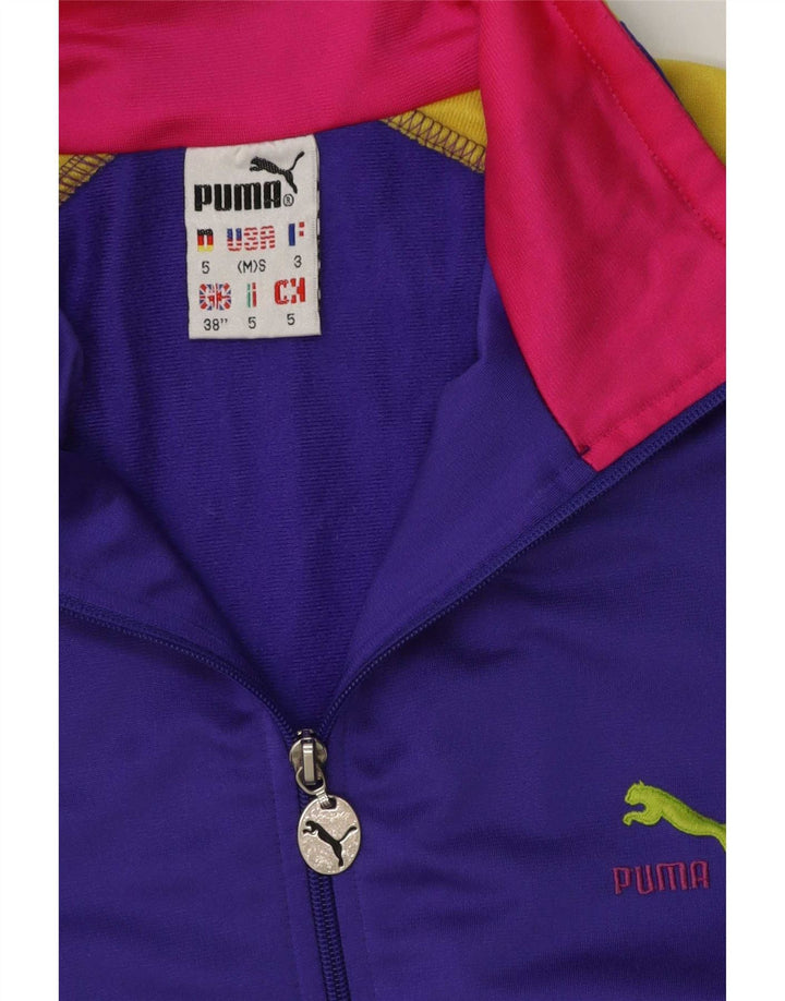 Puma Veste de Survêtement Homme Violet Moyen Colorblock Polyester