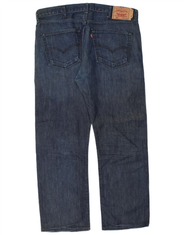 Levi's Jean Droit 501 Homme Bleu Marine W38 L30 Coton