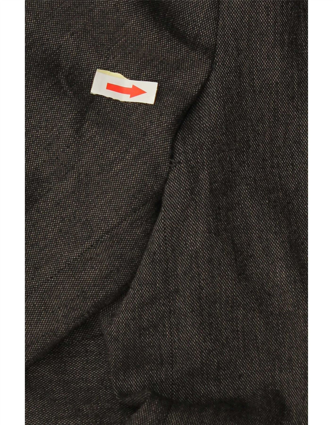 Zara Veste Blazer 1 Bouton Femme UK 18 XL Gris Viscose
