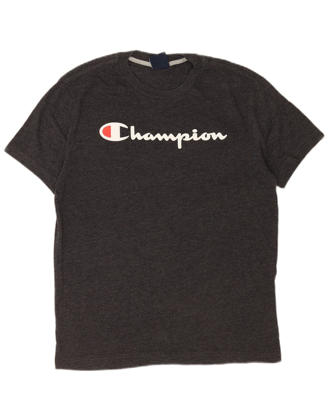 CHAMPION T-Shirt Graphique Coupe Ample Homme Petit Gris