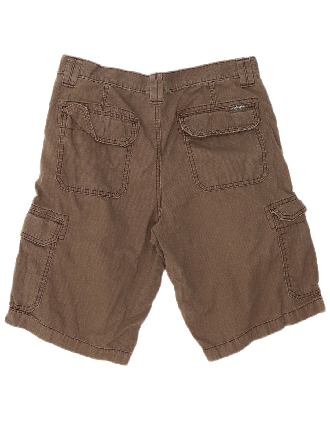 EDDIE BAUER Short Cargo Homme W33 Grand Gris Coton