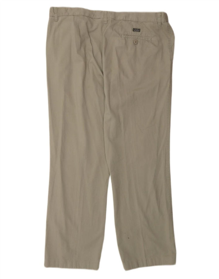 Marks & Spencer Pantalon Chino Droit Blue Harbor Femme W42 L33 Gris