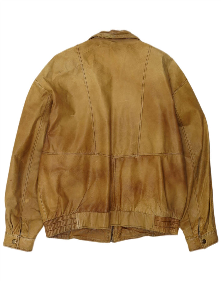 Charles A Lindbergh Veste d'aviateur de vol pour homme EU 52 XL Beige