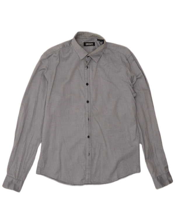 Dkny Chemise Homme Large Gris Coton