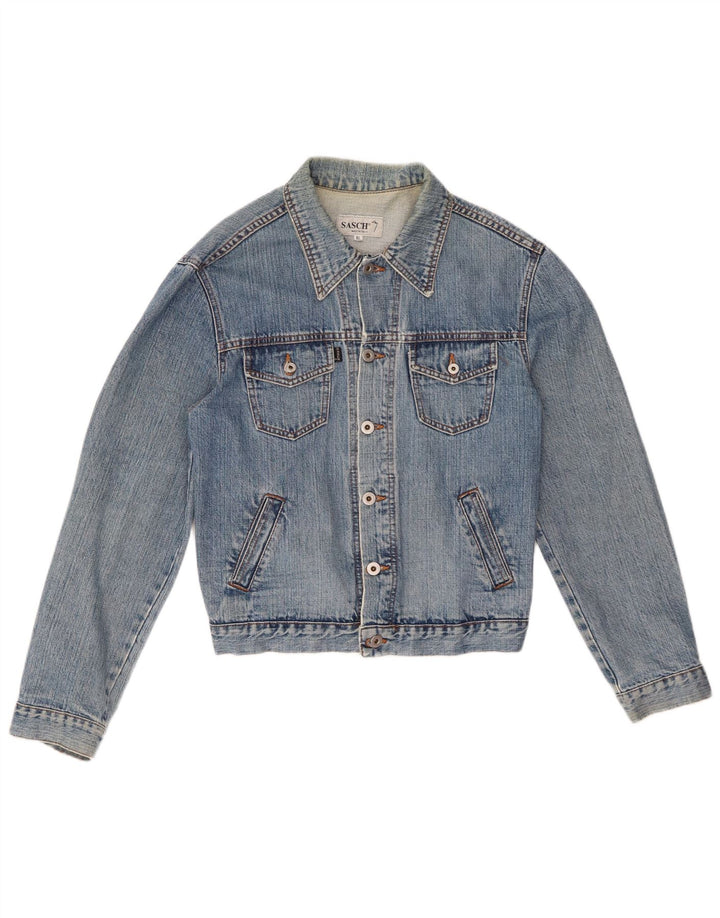 SASCH Veste en Jean Femme UK 18 XL Bleu
