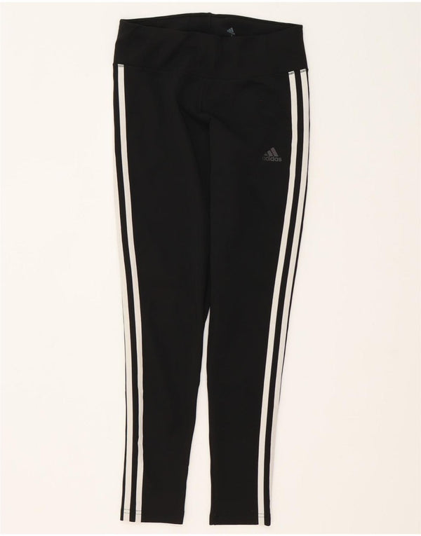 Adidas Climalite Leggings UK 8 Small Noir Polyester