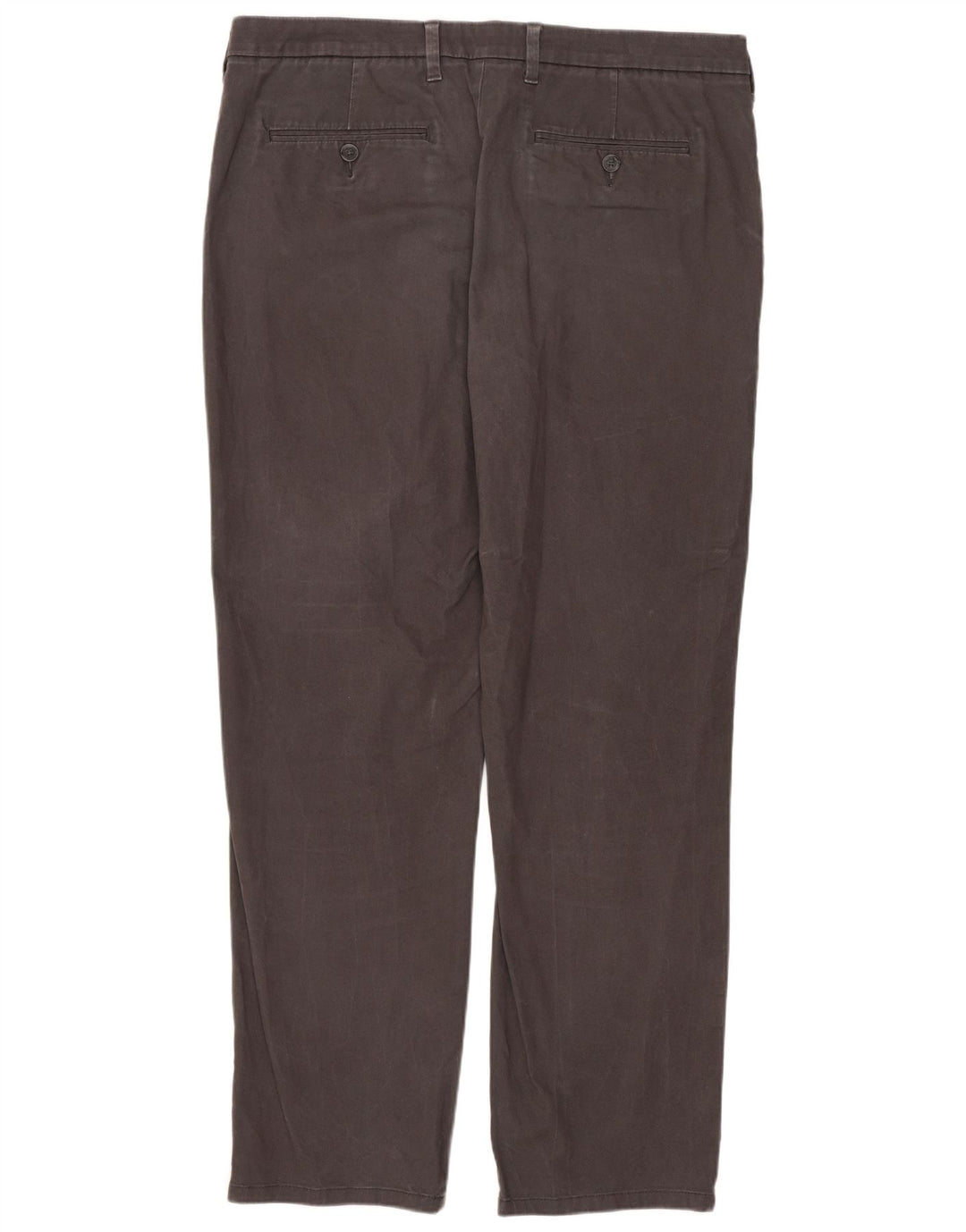 Marks & Spencer Pantalon Chino Droit Coupe Regular Homme W36 L31 Gris