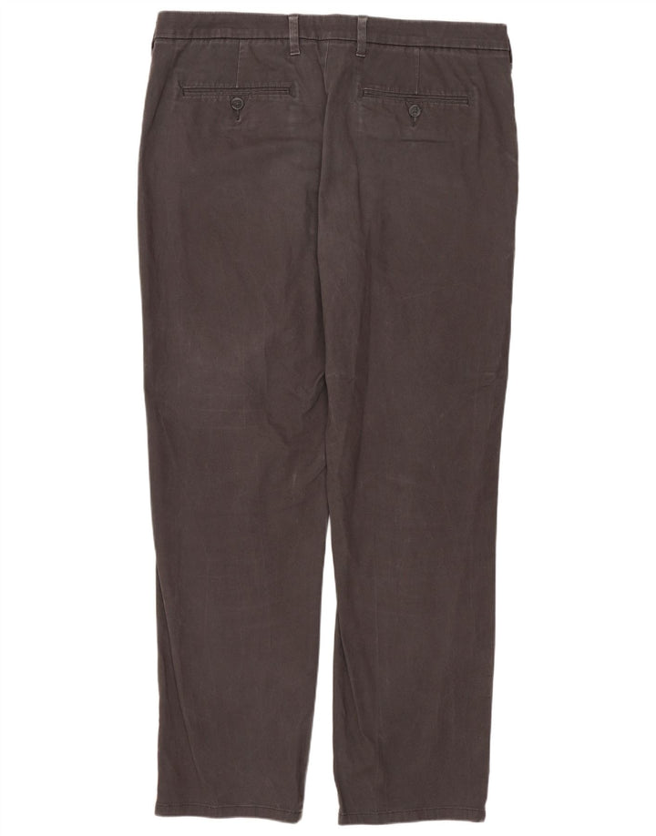 Marks & Spencer Pantalon Chino Droit Coupe Regular Homme W36 L31 Gris