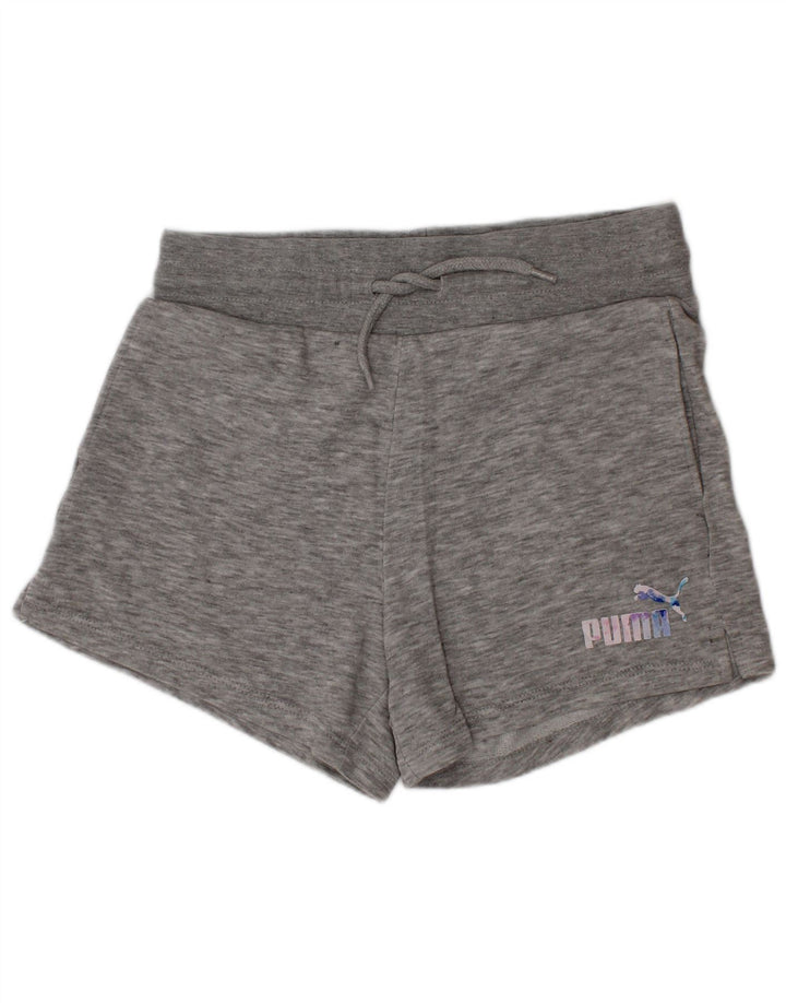 Puma Short de sport graphique fille 11-12 ans gris moyen
