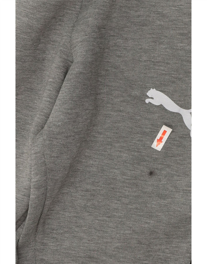 Puma Pantalon de Survêtement Homme Small Gris Colorblock Cotton