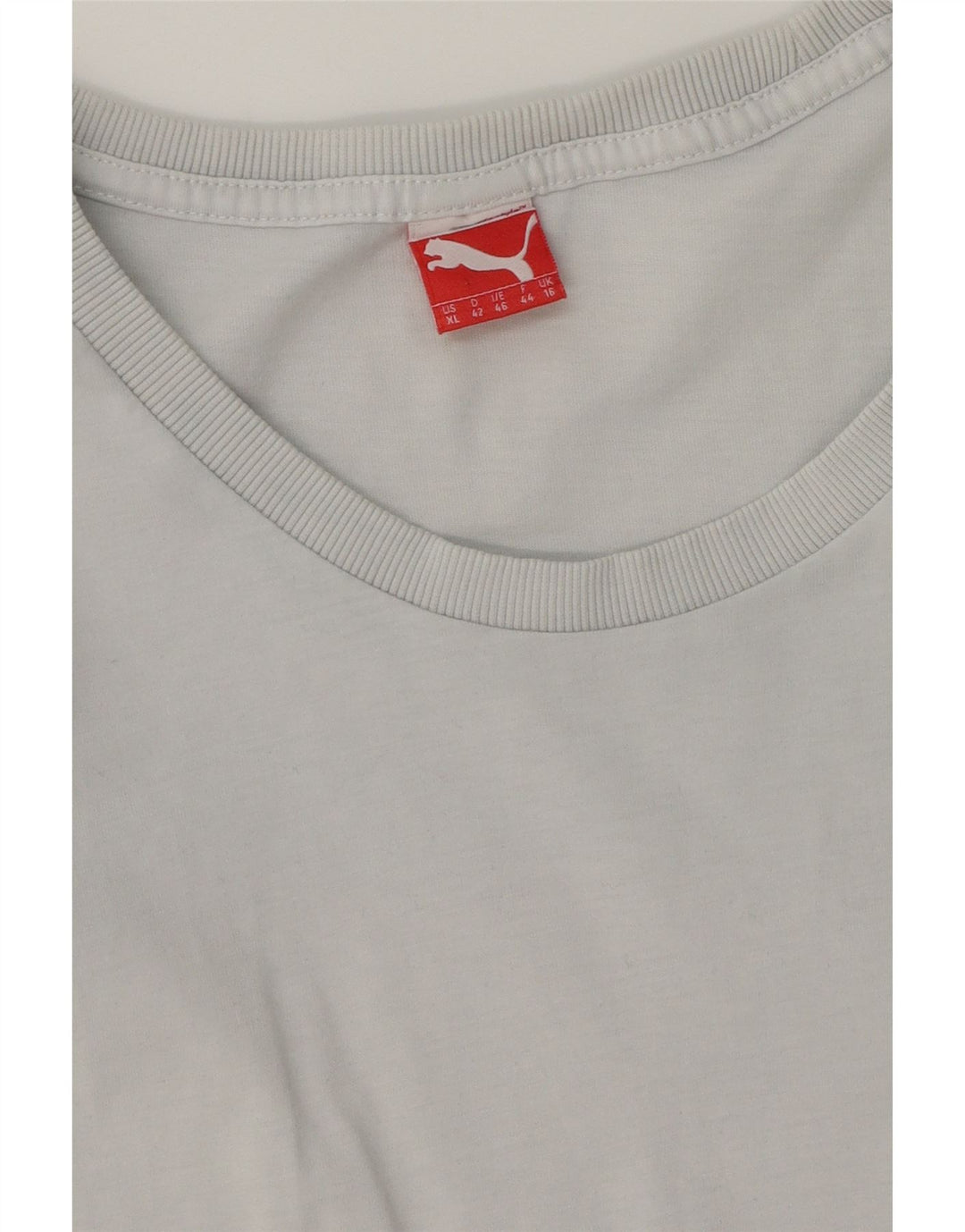 PUMA Womens T-Shirt Top UK 16 Large Blue Vintage Puma and Second-Hand Puma from Messina Hembry 