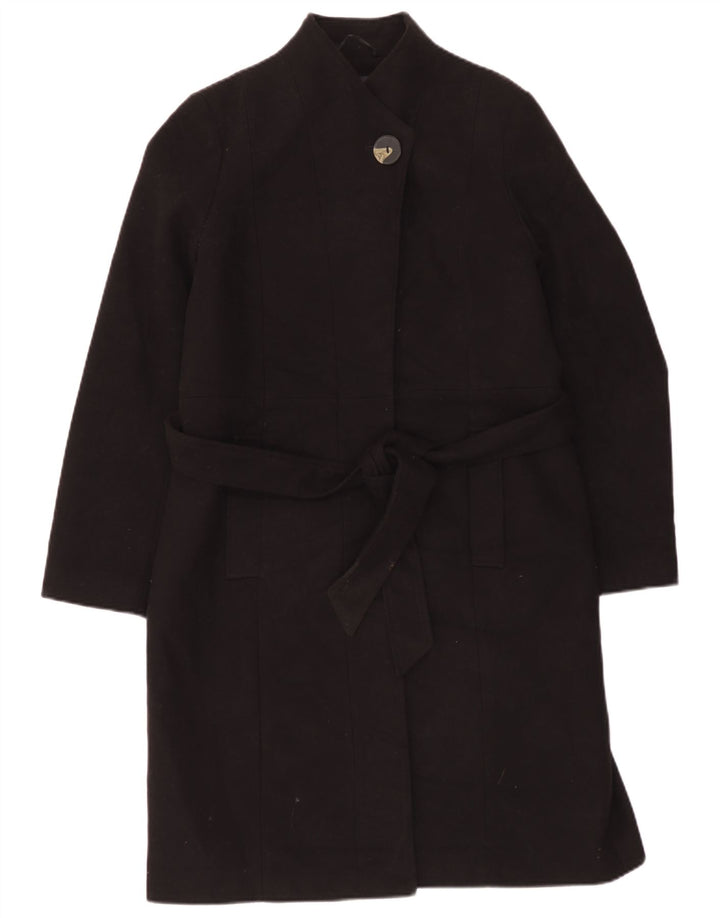 Marks & Spencer Manteau pour femme UK 14 Large Noir Polyester