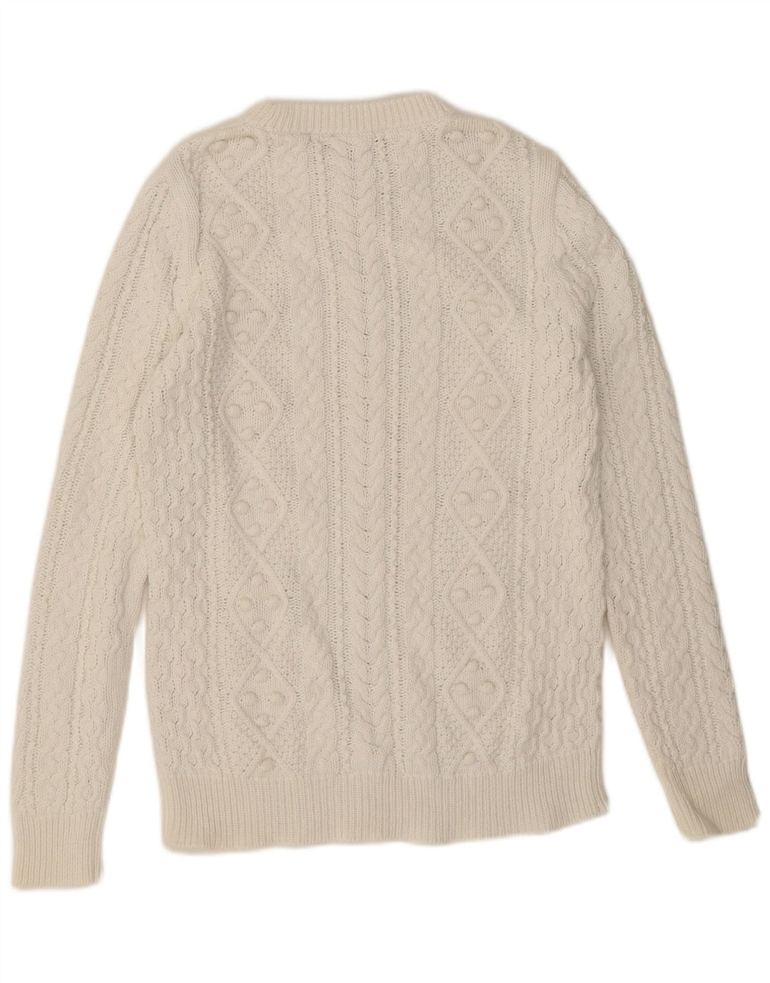 Zara Femme Pull Col Rond Pull Blanc Moyen