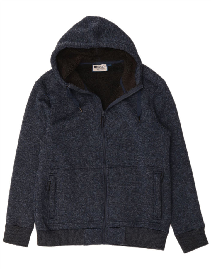 Mountain Warehouse Veste bomber en tricot pour homme UK 40 Large Bleu marine moucheté