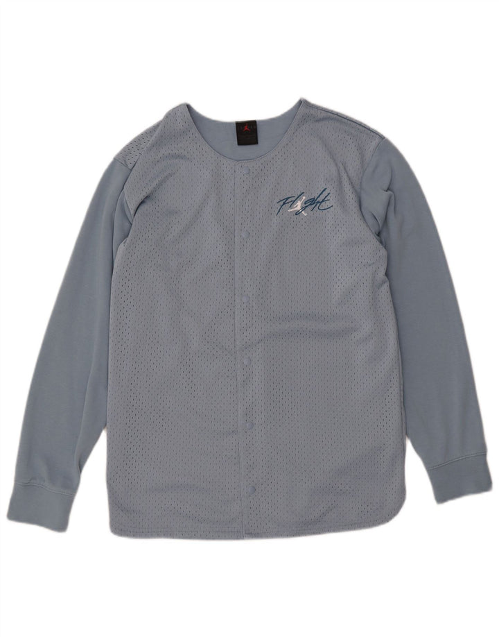 Jordan Veste de Survêtement Garçon 13-14 Ans Bleu Coton