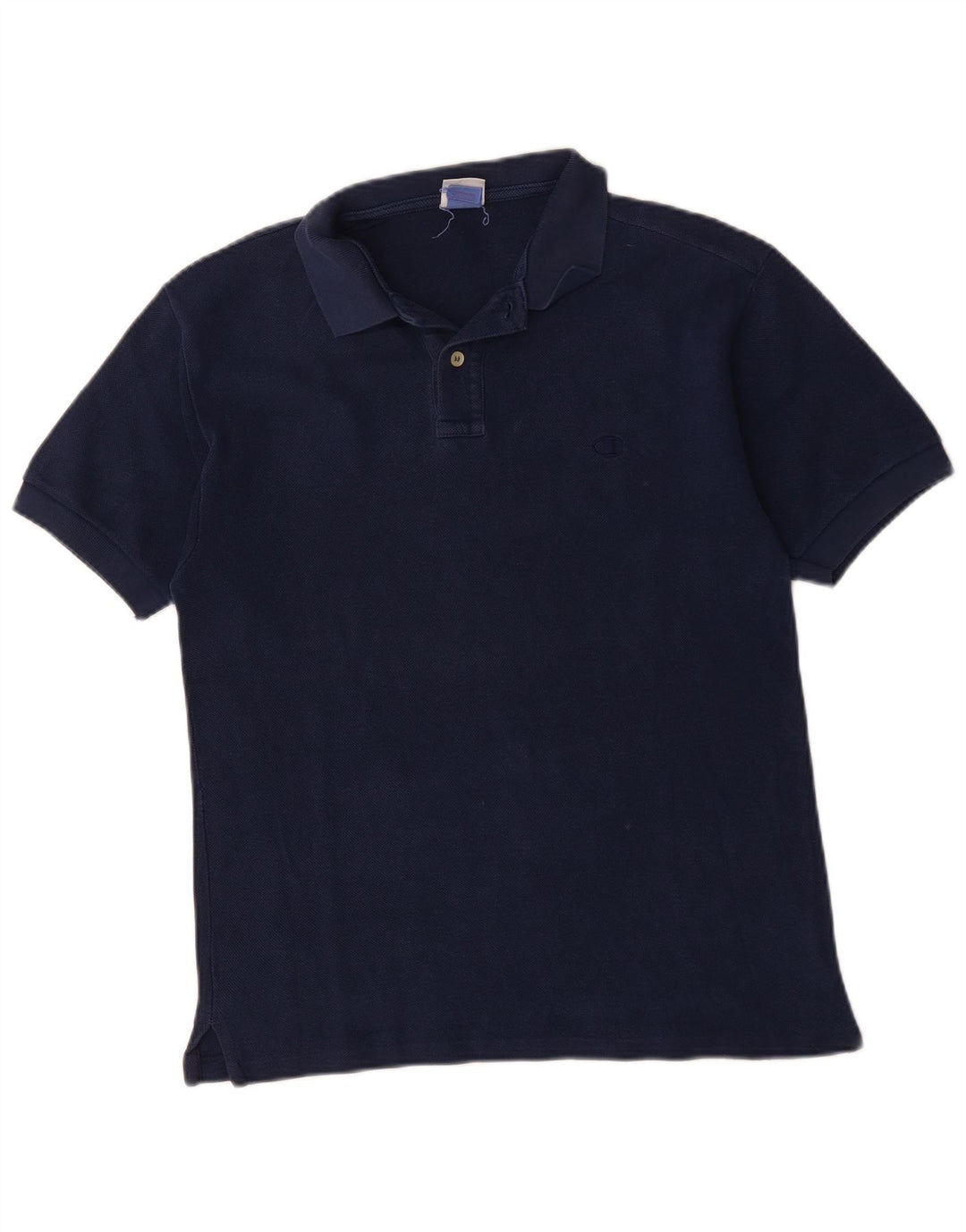 CHAMPION Polo Homme Petit Bleu Marine Coton