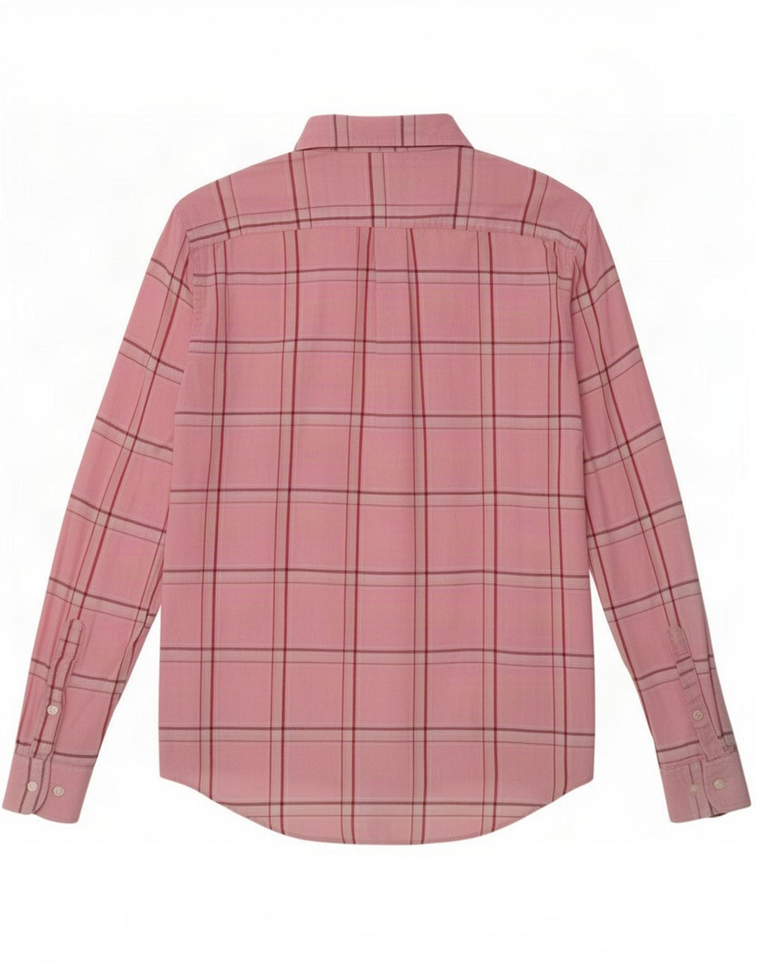 Murphy & Nye Chemise Homme Coton Rose Moyen à Carreaux