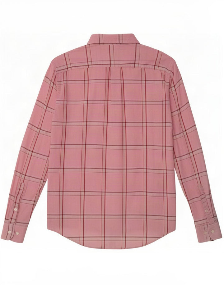 Murphy & Nye Chemise Homme Coton Rose Moyen à Carreaux