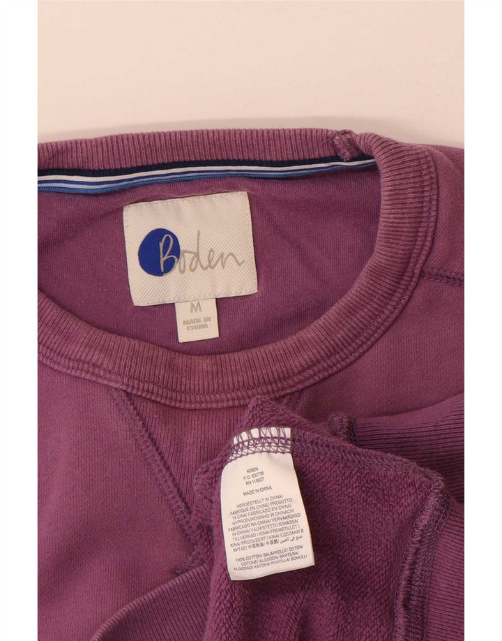 Boden Homme Sweat-Shirt Violet Moyen Coton