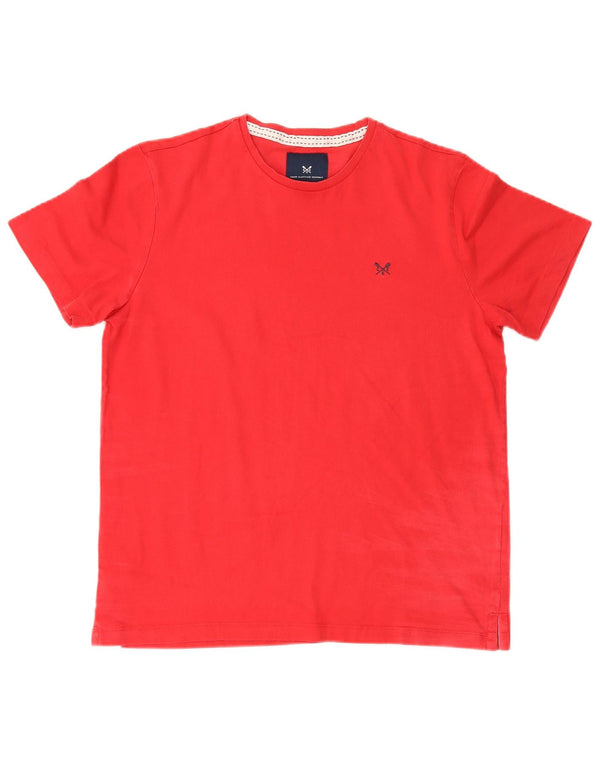 Crew Clothing T-Shirt Homme Grand Rouge Coton